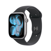 Apple Watch 11, 46 мм, GPS + Cellular, S/M, темно-серый - Смарт-часы