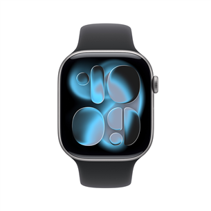 Apple Watch 11, 46 мм, GPS + Cellular, M/L, темно-серый - Смарт-часы
