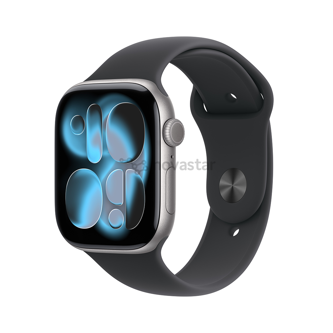 Apple Watch 11, 46 мм, GPS + Cellular, M/L, темно-серый - Смарт-часы