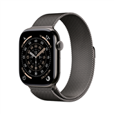 Apple Watch 11, 42 мм, GPS + Cellular, Milanese loop, титановый, черный - Смарт-часы