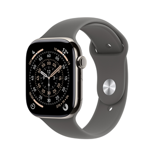 Apple Watch 11, 46 мм, GPS + Cellular, M/L, титановый - Смарт-часы MFCX4ET/A