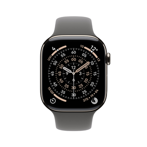 Apple Watch 11, 46 мм, GPS + Cellular, M/L, титановый - Смарт-часы