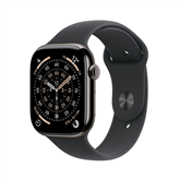 Apple Watch 11, 46 мм, GPS + Cellular, M/L, титановый, черный - Смарт-часы