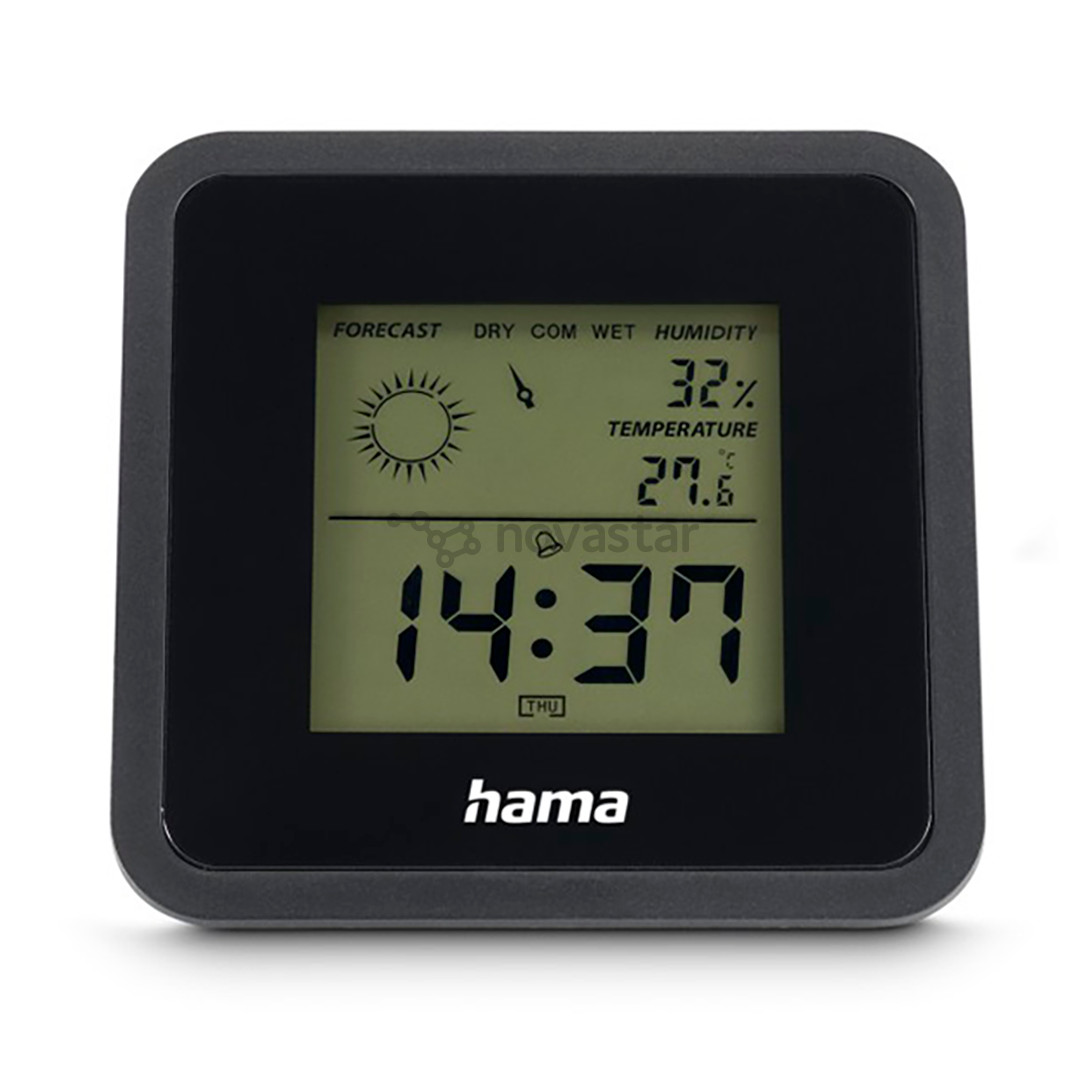 Hama Borneo, black - Thermometer / Hygrometer