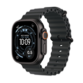 Apple Watch Ultra 3, 49 mm, Ocean Band, juodo titano/juodas - Išmanusis laikrodis