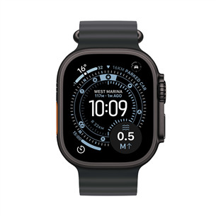 Apple Watch Ultra 3, 49 mm, Ocean Band, black titanium / black - Smartwatch