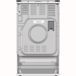 Gorenje, 70 L, width 50 cm, white - Gas cooker with electric oven