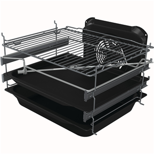 Gorenje, 70 L, width 50 cm, white - Gas cooker with electric oven