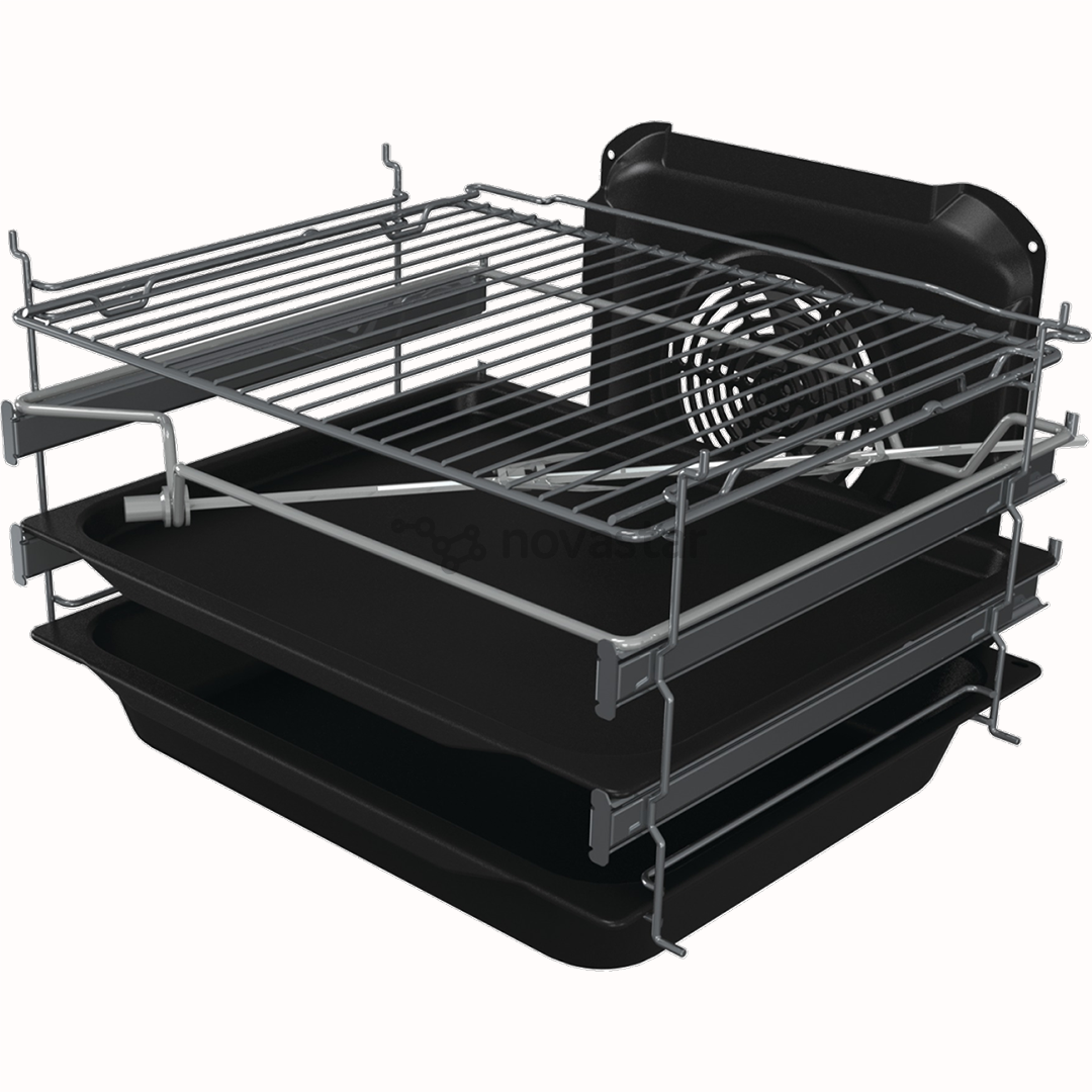 Gorenje, 70 L, width 50 cm, white - Gas cooker with electric oven