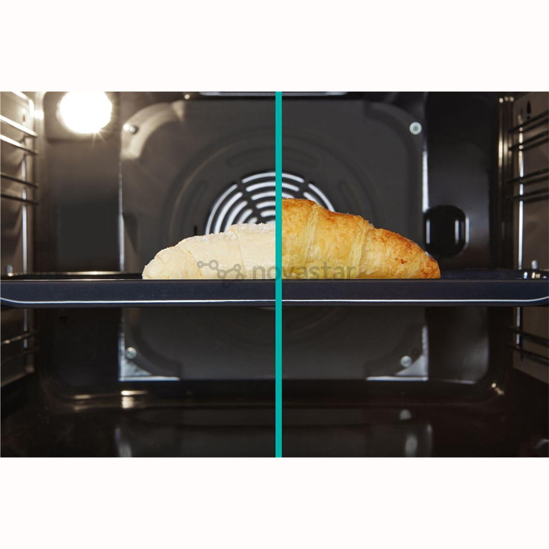 Gorenje, 70 L, width 50 cm, white - Gas cooker with electric oven