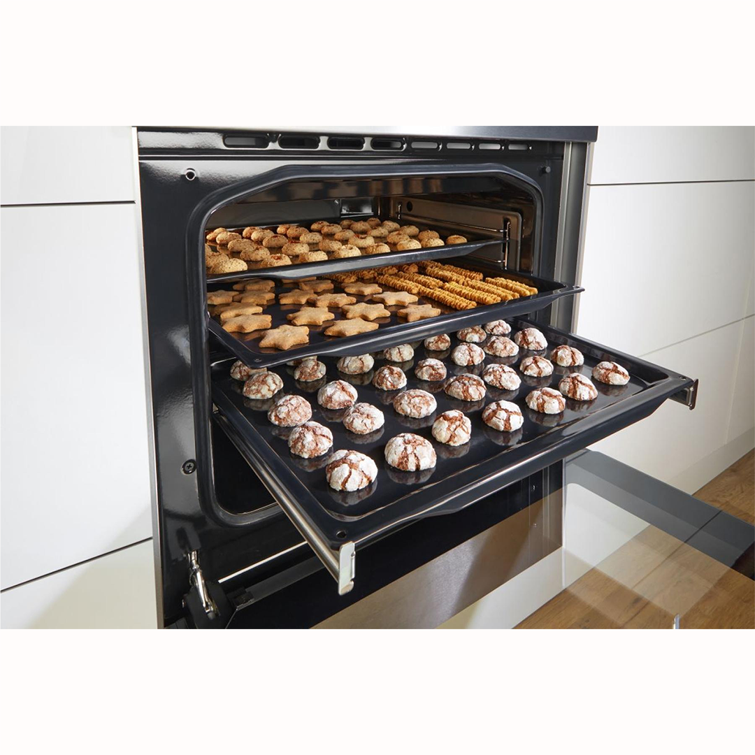 Gorenje, 70 L, width 50 cm, white - Gas cooker with electric oven