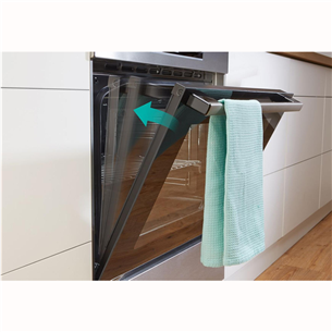 Gorenje, 70 L, width 50 cm, white - Gas cooker with electric oven