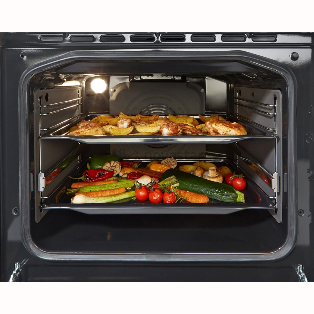Gorenje, 70 L, width 50 cm, white - Gas cooker with electric oven