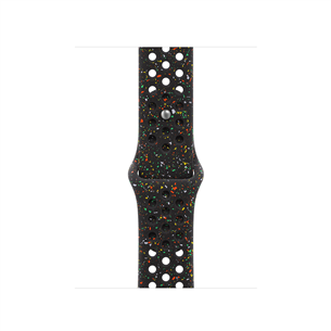 Apple Nike Sport Band, 42 mm, S/M, juodas - Dirželis MGAE4ZM/A