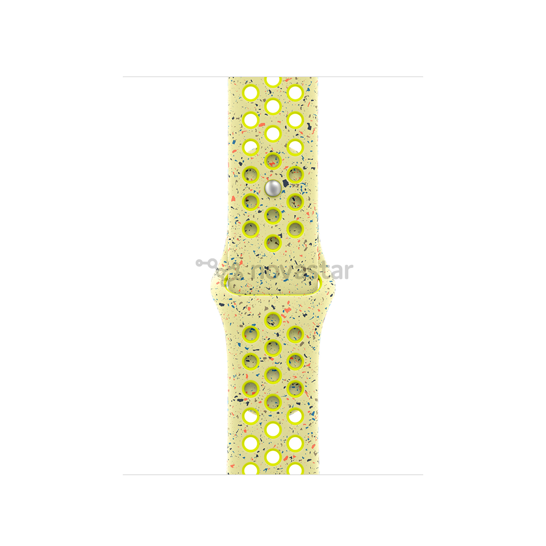 Apple Nike Sport Band, 46 mm, S/M, geltonas - Dirželis