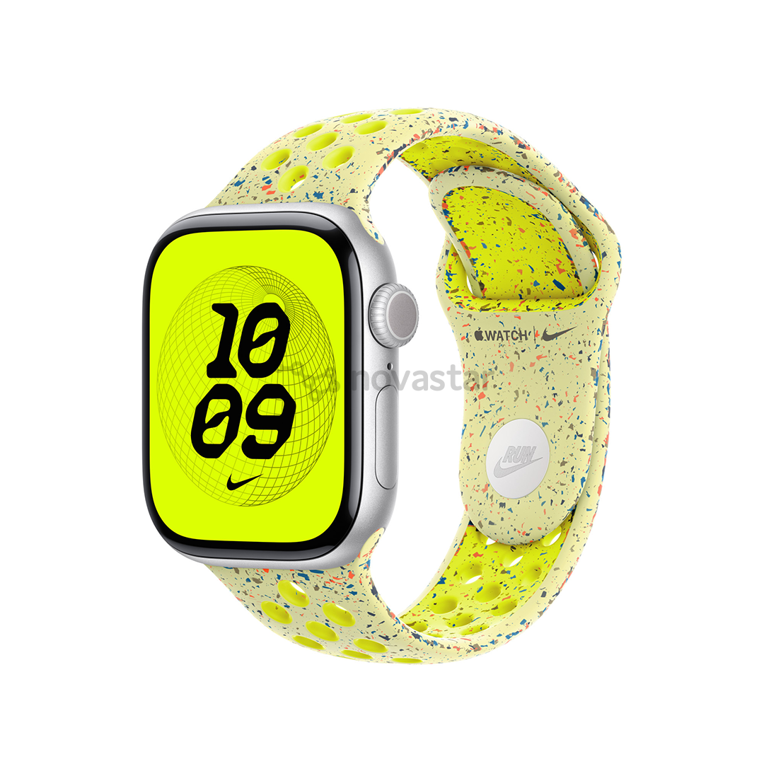 Apple Nike Sport Band, 46 mm, S/M, geltonas - Dirželis
