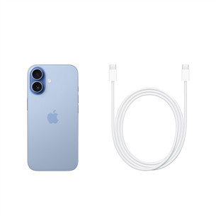 Apple iPhone 17, 256 ГБ, голубой - Смартфон