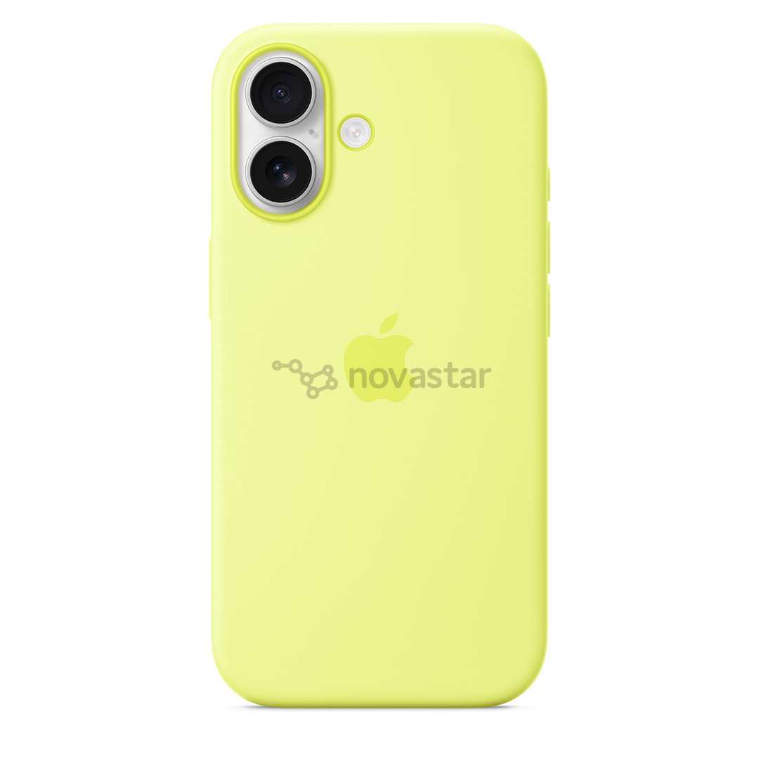 Apple Silicone Case with Magsafe, iPhone 17, neon yellow - Case