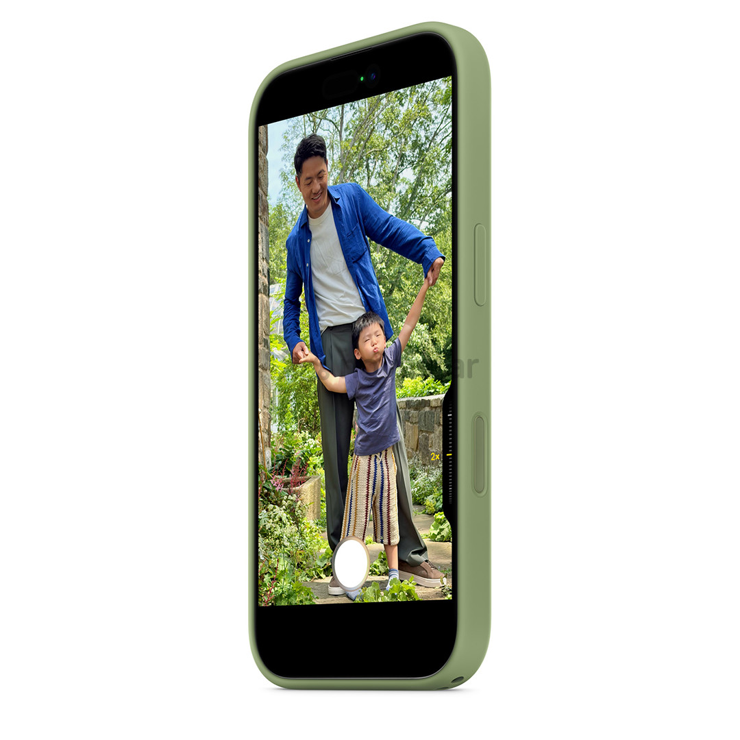 Apple Silicone Case with Magsafe, iPhone 17, žalias - Dėklas