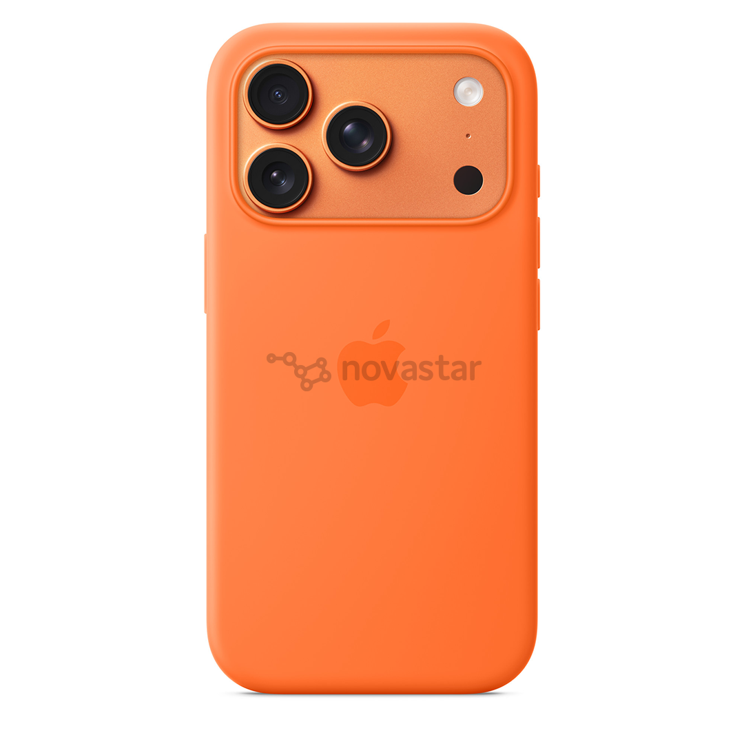 Apple Silicone Case with Magsafe, iPhone 17 Pro, orange - Case