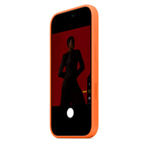 Apple Silicone Case with Magsafe, iPhone 17 Pro, oranžinis - Dėklas