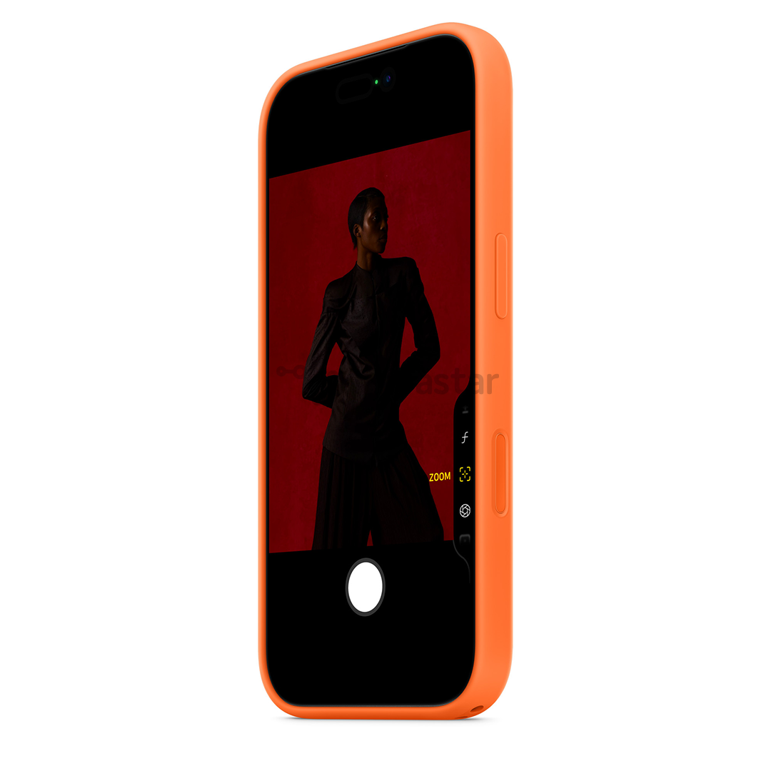 Apple Silicone Case with Magsafe, iPhone 17 Pro, orange - Case