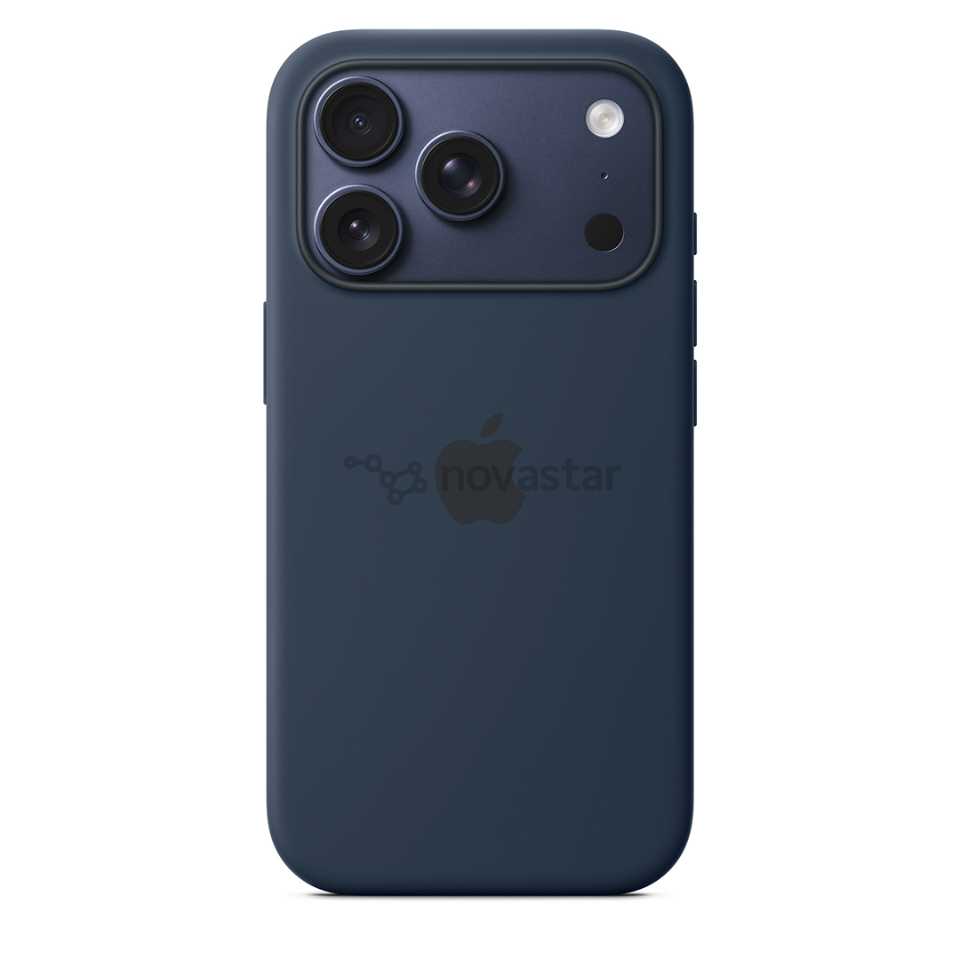 Apple Silicone Case with Magsafe, iPhone 17 Pro, tamsiai mėlynas - Dėklas