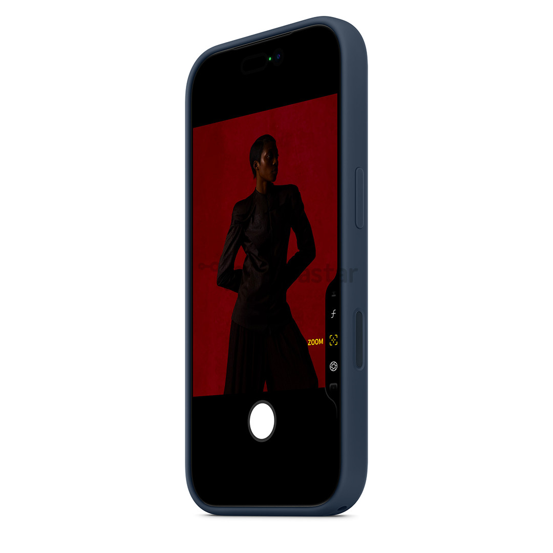 Apple Silicone Case with Magsafe, iPhone 17 Pro, tamsiai mėlynas - Dėklas