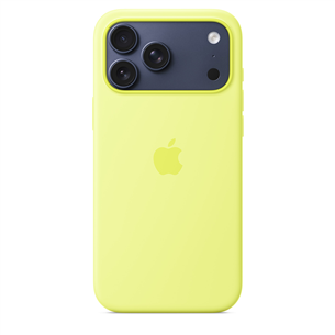 Apple Silicone Case with Magsafe, iPhone 17 Pro Max, neon yellow - Case MGFM4ZM/A