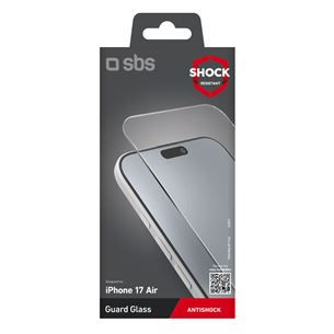 SBS Glass Screen Protector, iPhone Air, transparent - Screen protector