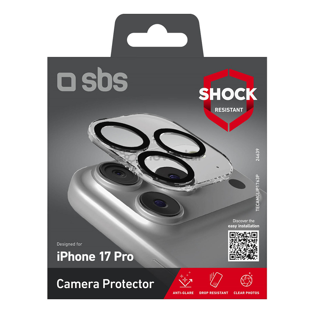 SBS Camera Protector, iPhone 17 Pro - Camera lens protector