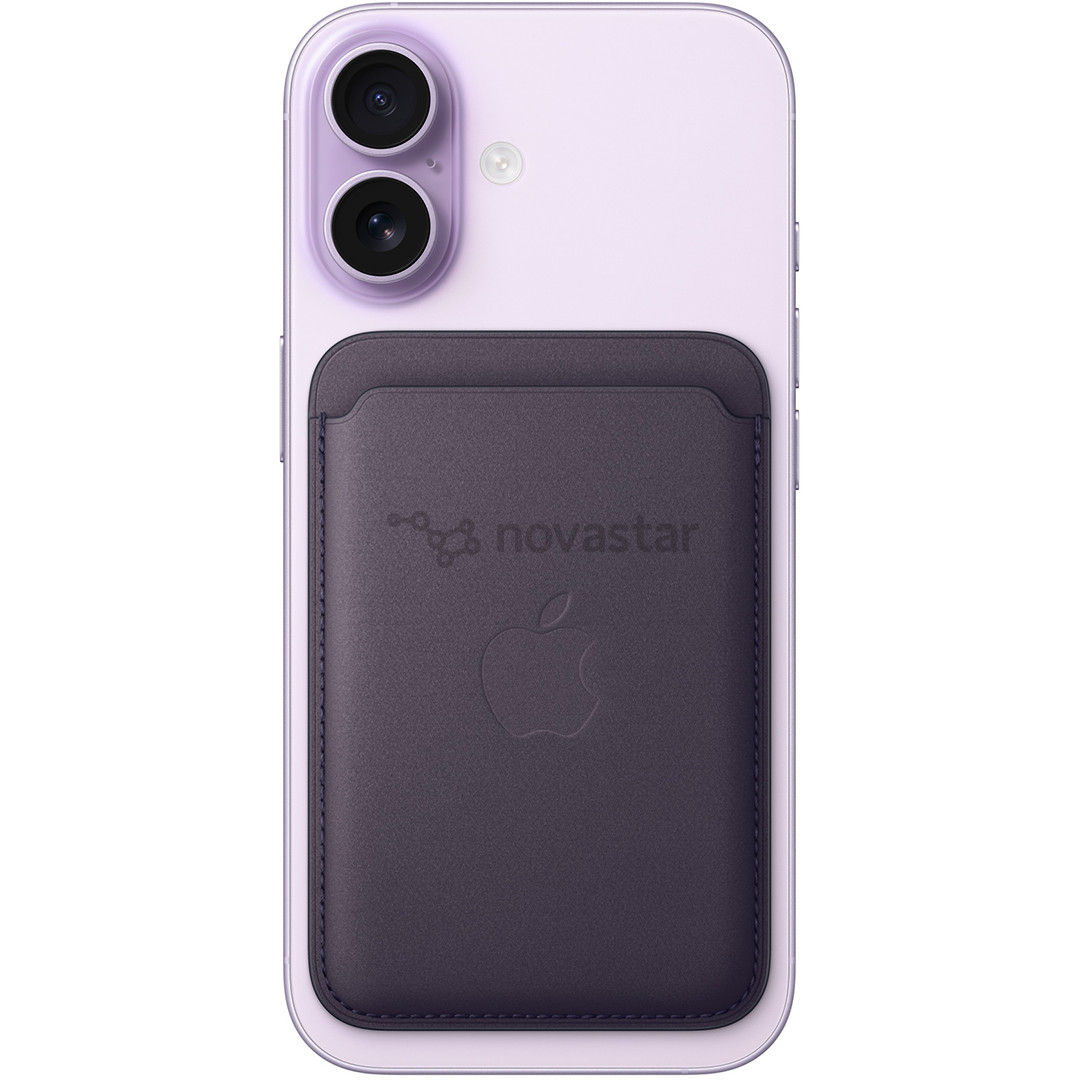 Apple FineWoven Wallet, Magsafe, сиреневый - Кредитница