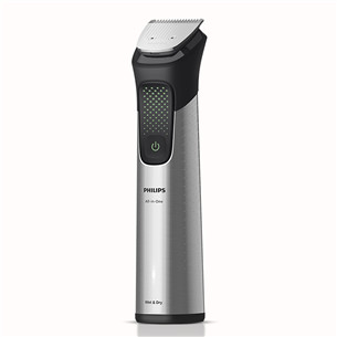 Philips All-in-One Trimmer 9000 Series, 20-in-1, juoda/pilka - Plaukų kirpimo mašinėlė