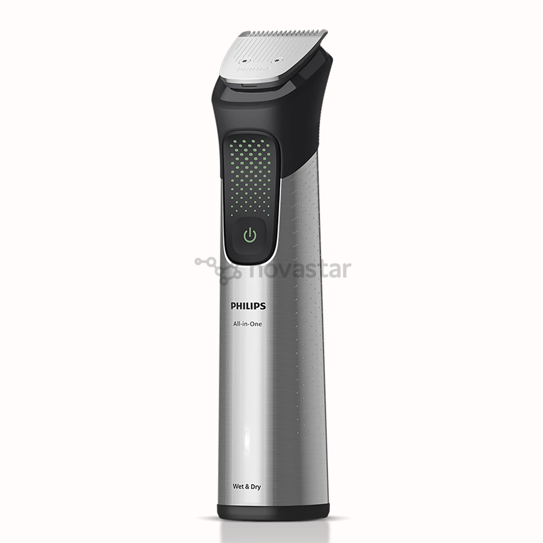 Philips All-in-One Trimmer 9000 Series, 20-in-1, juoda/pilka - Plaukų kirpimo mašinėlė