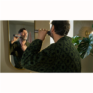 Philips All-in-One Trimmer 9000 Series, 20-in-1, juoda/pilka - Plaukų kirpimo mašinėlė