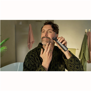 Philips All-in-One Trimmer 9000 Series, 20-in-1, juoda/pilka - Plaukų kirpimo mašinėlė