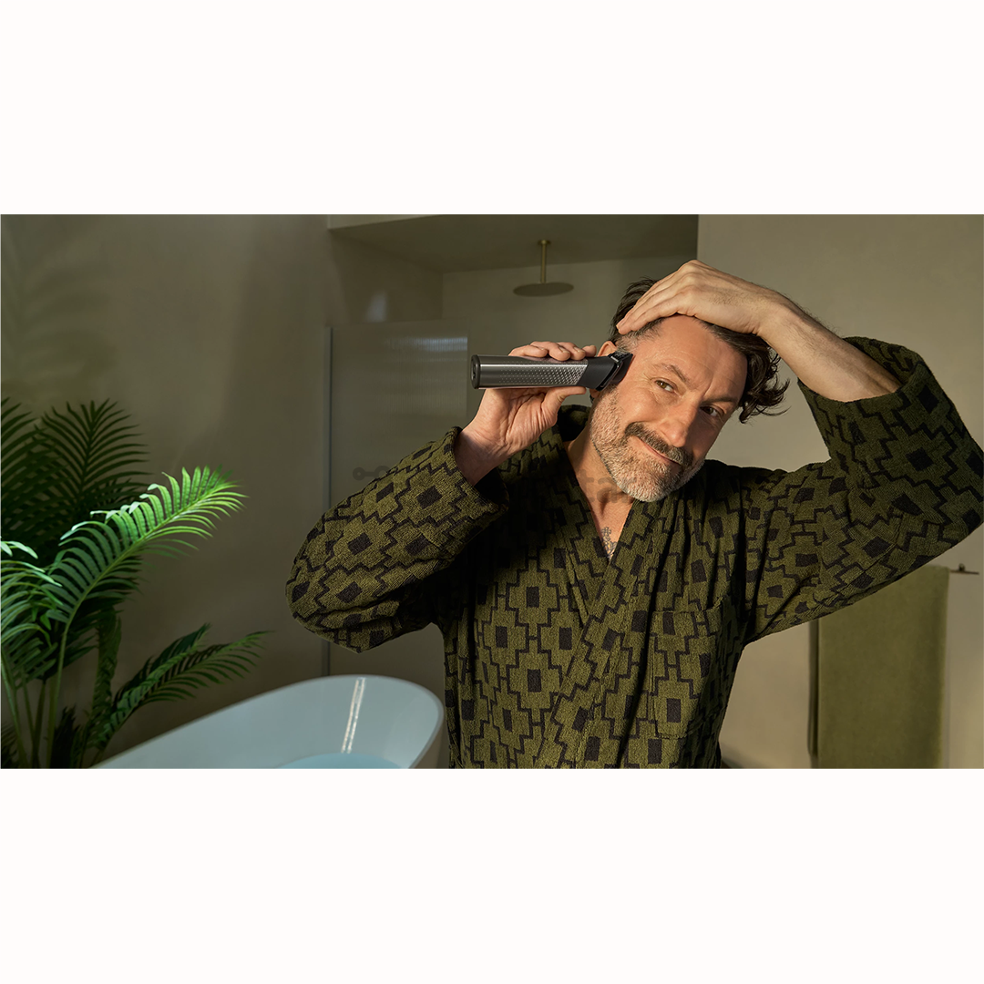 Philips All-in-One Trimmer 9000 Series, 20-in-1, juoda/pilka - Plaukų kirpimo mašinėlė