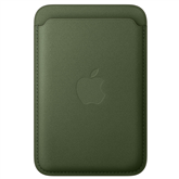 Apple FineWoven Wallet, Magsafe, зеленый - Кредитница