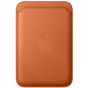 Apple FineWoven Wallet, Magsafe, оранжевый - Кредитница