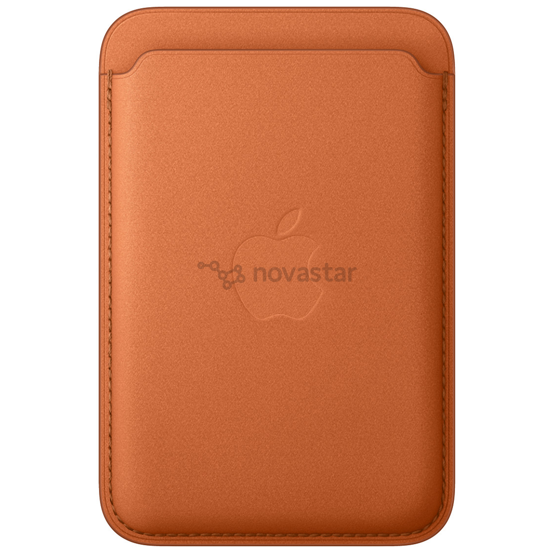Apple FineWoven Wallet, Magsafe, oranžinis - Magnetinis kortelių dėklas