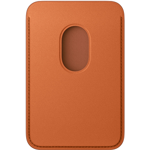 Apple FineWoven Wallet, Magsafe, oranžinis - Magnetinis kortelių dėklas