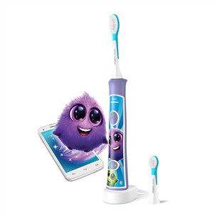 Philips Sonicare For Kids, violetinis - Elektrinis dantų šepetėlis HX6322/12