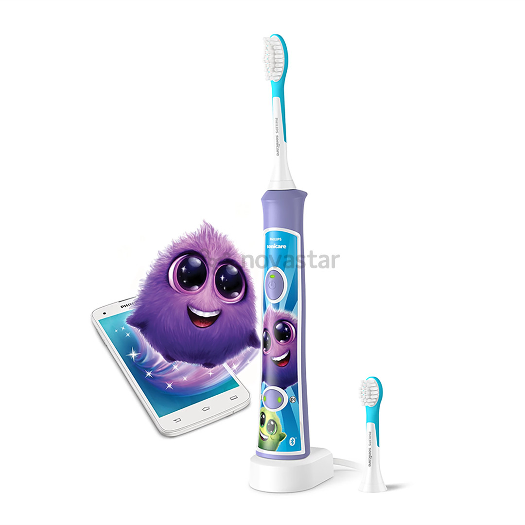 Philips Sonicare For Kids, violetinis - Elektrinis dantų šepetėlis