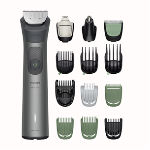 Philips All-in-One Trimmer Series 7000 Series, 15-in-1, tamsiai pilka - Plaukų kirpimo mašinėlė MG7935/15
