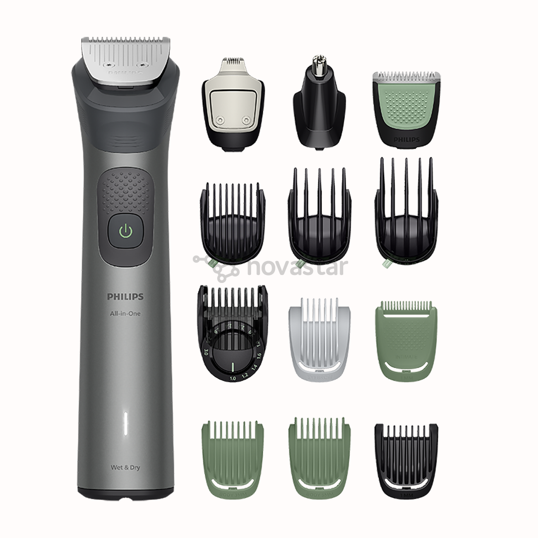 Philips All-in-One Trimmer Series 7000 Series, 15-in-1, tamsiai pilka - Plaukų kirpimo mašinėlė