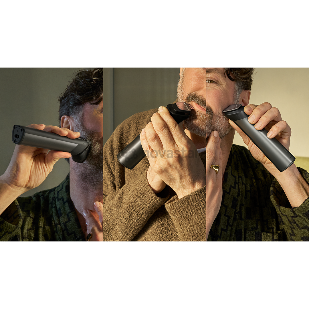 Philips All-in-One Trimmer Series 7000 Series, 15-in-1, tamsiai pilka - Plaukų kirpimo mašinėlė