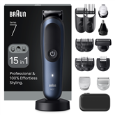 Braun  All-in-One, Series 7, 15-in-1, dark blue - Grooming kit