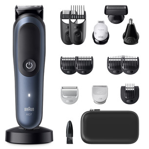 Braun  All-in-One, Series 7, 15-in-1, tamsiai mėlyna - Plaukų kirpimo mašinėlė