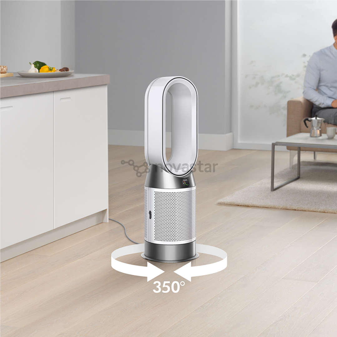 Dyson Purifier Hot+Cool HP1, baltas/sidabro spalvos - Oro valytuvas