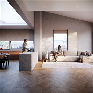 Dyson Purifier Hot+Cool HP1, baltas/sidabro spalvos - Oro valytuvas